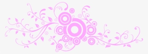 Floral Scroll Png - Colour Swirl Borders #148558