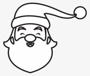 Santa Claus Funny Face Cartoon - Vector Graphics #148715