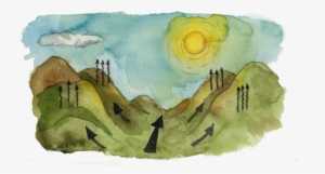 Talking About Rain - Watercolor Paint #149485