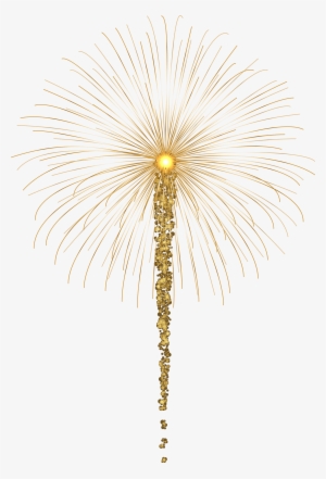 Clipart Fireworks Gold - Palm Tree #149555