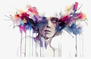 Paint Sticker - Pinturas En Acuarela Abstractas #149750