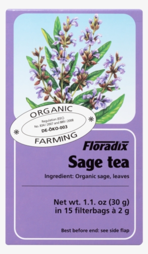 Floradix Sage Organic Herbal Tea 15 Bags #1400106