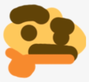 View Samegoogleiqdbsaucenao 1486805754660 , - Badly Drawn Thinking Emoji #1400581