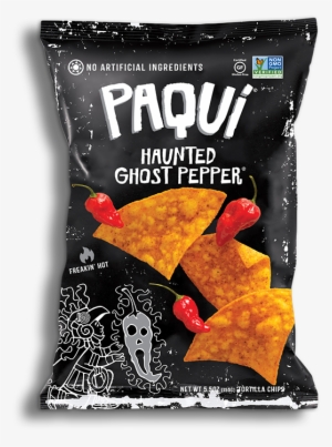 Callout Bag Lg - Paqui Haunted Ghost Pepper Chips #1400741