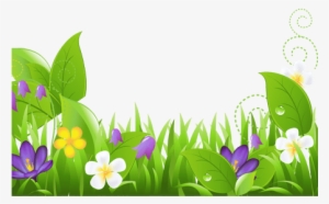 Green Floral Background Png - Never Design Your Character Like A Garden #1400742