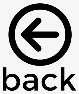 Back Logo Black - Back Button Png #1400907