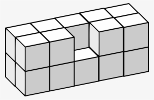 Cube Tetris Three-dimensional Space Jigsaw Puzzles - Clip Art Cube #1401080