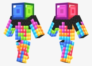 Tetris - Tetris Minecraft Pe Skin #1401279