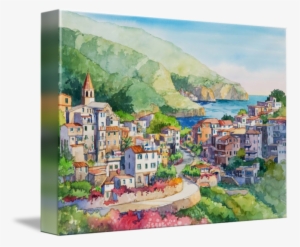 Corniglia By Bill Drysdale - City Vs Village Drawing #1401546