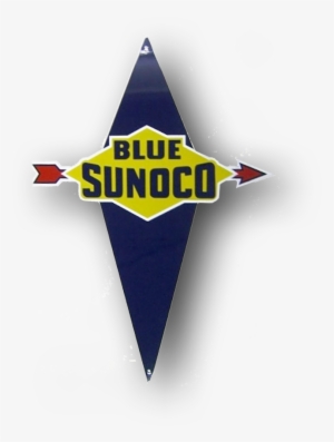 Blue Sunoco Sign - Blue Sunoco #1403425