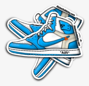 Air Jordan 1 Retro High Og X Off White Unc Mens Dark #1403705