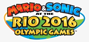 Mario And Sonic At The Rio 2016 Olympic Games Logo - Nintendo Mario & Sonic Olympic Games Rio2016 3ds #1403835 Mario And Sonic At The Rio 2016 Olympic Games Logo - Nintendo Mario & Sonic Olympic Games Rio2016 3ds #1403835
