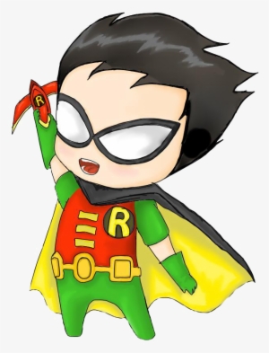 Robin Nightwing Batman Damian Wayne Superman - Teen Titans Robin Chibi #1404204
