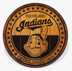 Cleveland Indians Barrel Top Sign - Cleveland Indians Die-cut Decal - 8in X8in White #1404746
