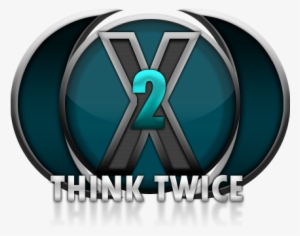 Think Twice Logo - Emblem #1405121