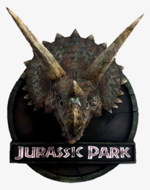 19" Jurassic Park Bust Triceratops - Jurassic Park Dead Triceratops #1405297