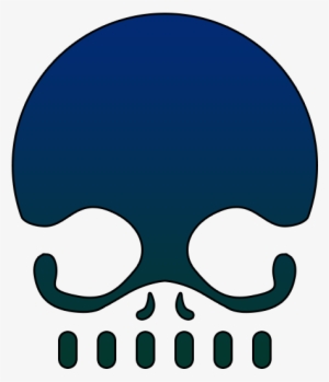 Blue Skull - Fairy Tail Dark Guild Logo #1406846