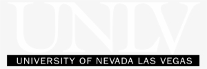 Unlv Logo Black And White - Ivory #1407811