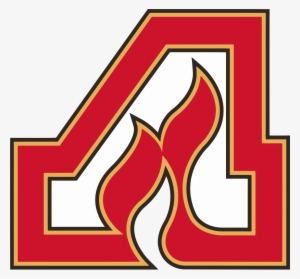 Image Result For Calgary Flames First Logo - Adirondack Flames Logo #1408038