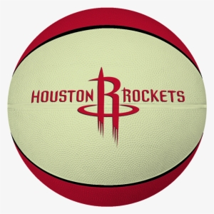 Houston Rockets Baden Glow In The Dark Mini Basketball - Houston Rockets Basketball #1408329