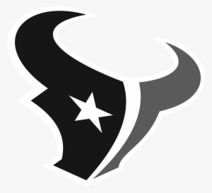 Houston Texans Logo Black And White #1408367