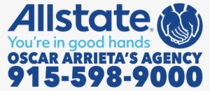 Oscar Arrietas Agency Logo Number - Allstate Insurance Logo Png #1409610