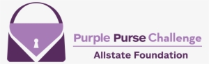 Crowdrise - Purple Purse Allstate Logo #1410102