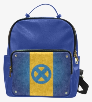 Psylocke Taiga Leather Backpack With X Men Logo #1410751