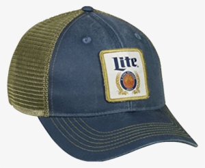 •n011073• Drinks •miller Beer - Outdoor Cap Miller Lite Mesh Back Cap #1412775