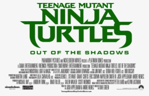 Tmnt 2 Logo Png Vector Free Library - Teenage Mutant Ninja Turtles Out Of The Shadows Logo #1413461