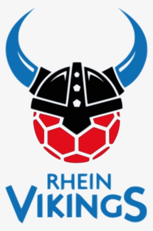 Clip Art Black And White Stock Datei Hc Rhein Vikings - Rhein Vikings Logo #1413636