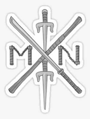 Logo For Programs Or Other Paper Products Tmnt No Weapons, - Sai #1413854