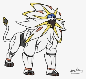 Clip Free Download Pokemon Sun - Solgaleo How To Draw #1413896