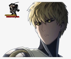 One Punch Man Cyborg Anime Onepunch Transprent - One-punch Man Square Magnet: Genos #1414198