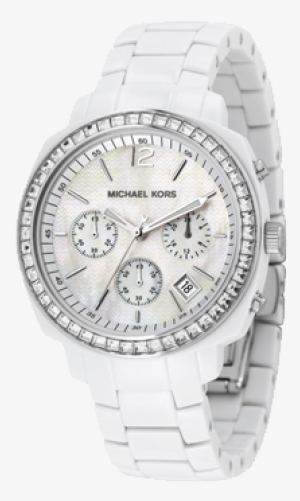 The - Authentic Michael Kors White Watch #1414253