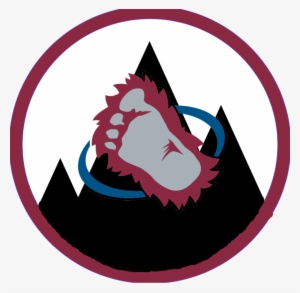 Avalanche Drawing Nhl Logo Jpg Royalty Free Stock - Colorado Avalanche Foot Logo #1414730