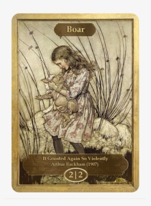 Boar Token By Arthur Rackham #1417101