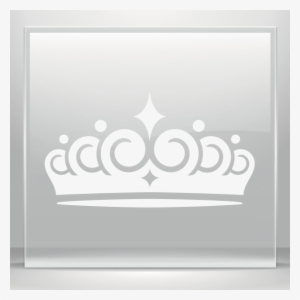Simple Color Vinyl Royal Crown Chess Queen King Kingdom - Sticker #1417161