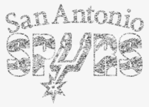 San Antonio Spurs Rhinestone Iron On Transfers - Illustration #1418125