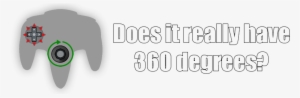Does The N64 Joystick Really Allow 360 Degrees Of Control - Calligraphy #1418590