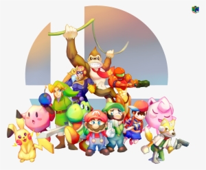 Smash Bros 64 For The N64 Tribute On Game Art Hq By #1418633