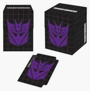Ultra Pro Deck Box-transformers Decepticon Symbol - Superhero #1418943