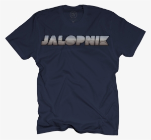 Jalopnik Vintage Logo Navy T-shirt - Simple Plan Everything Sucks #1419213