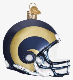 Los Angeles Rams Nfl Football Helmet Glass Ornament #1419796
