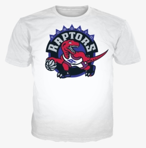 Raptors 4 Logo White Tee - Toronto Raptors Logo #1419926