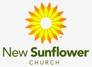 Newsunflowerchurch Logo Mind Body Spirit, Sunflowers, - Logo De Flor Azul #1421672
