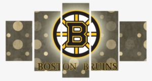 Hd Printed Boston Bruins Hockey Logo 5 Piece Canvas - Game Of Thrones 5 Piece Canvas Art #1422481