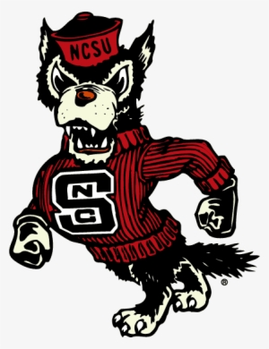 Old School Nc State Logo - Nc State Strutting Wolf Logo #1424066