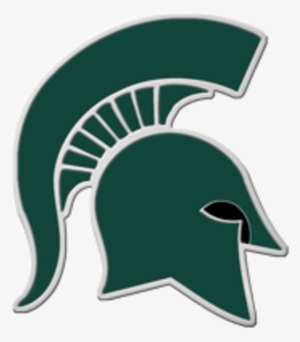 Michigan State Logo Png Png Black And White Download - Mountain Brook Spartans Logo #1426145