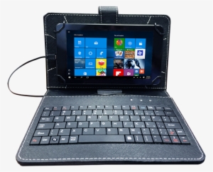 Core 7" Tablet With Windows® 10 And Keyboard Case - Naxa Tablet - Wi-fi - 16 Gb - Black - 7" #1427335